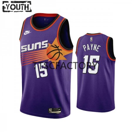 Kinder NBA Phoenix Suns Trikot Cameron Payne 15 Nike 2022-23 Classic Edition Lila Swingman